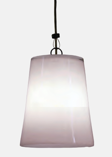 Glaslampe taupe
